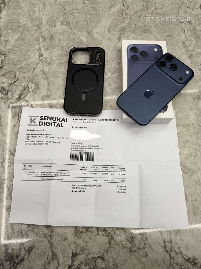 iPhone 17 pro, 512gb 100% - nuotraukos Nr. 11