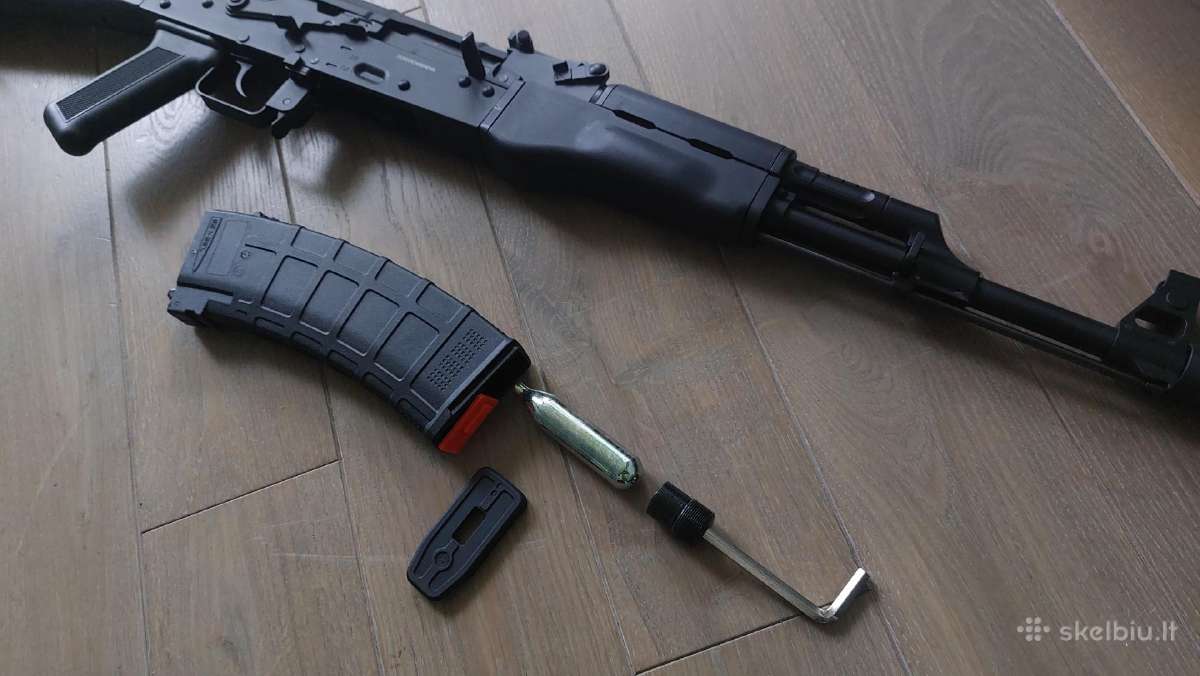 Ak-74 Full Metal Co2 Gas Blowback - nuotraukos Nr. 10