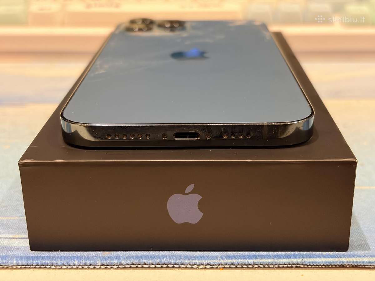 iPhone 12 pro max pacific blue 128gb - nuotraukos Nr. 3