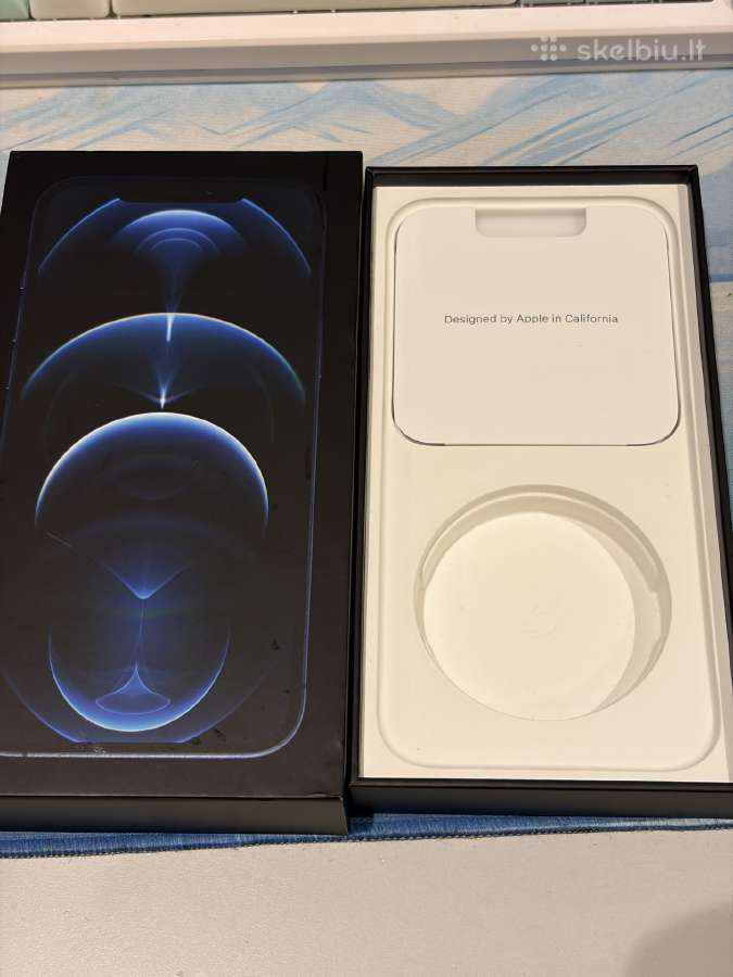 iPhone 12 pro max pacific blue 128gb - nuotraukos Nr. 4