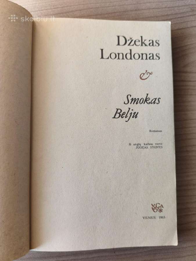 Džekas Londonas "Smokas Belju" - nuotraukos Nr. 5