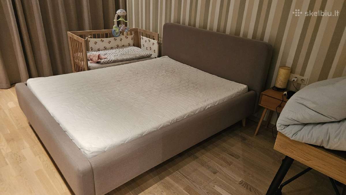 Lova 160x200 su grotelemis ir ciuziniu - nuotraukos Nr. 2