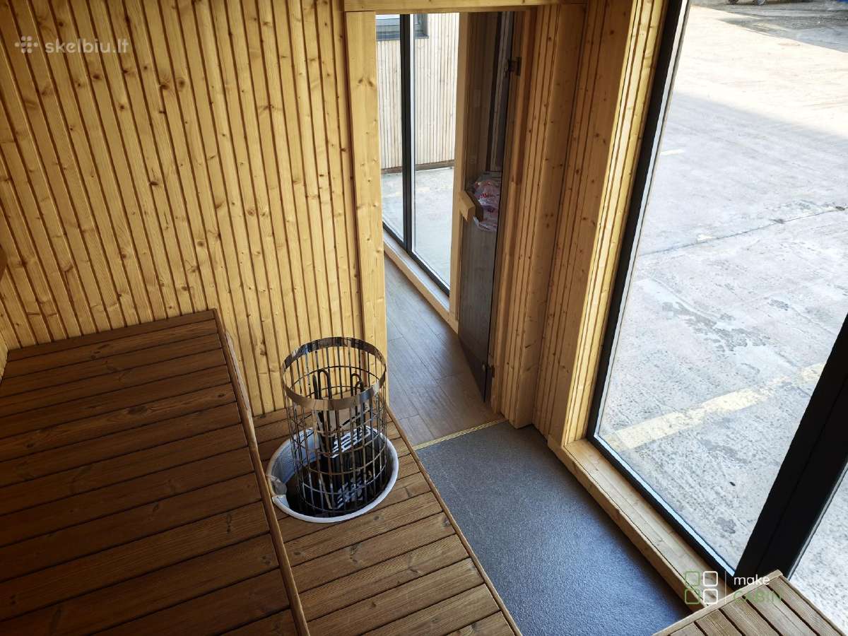 Makecabin modulinė pirtis su priepirčiu - nuotraukos Nr. 12