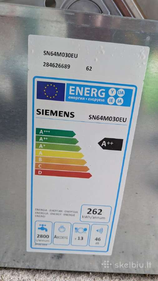 Siemens indaplovė - nuotraukos Nr. 5