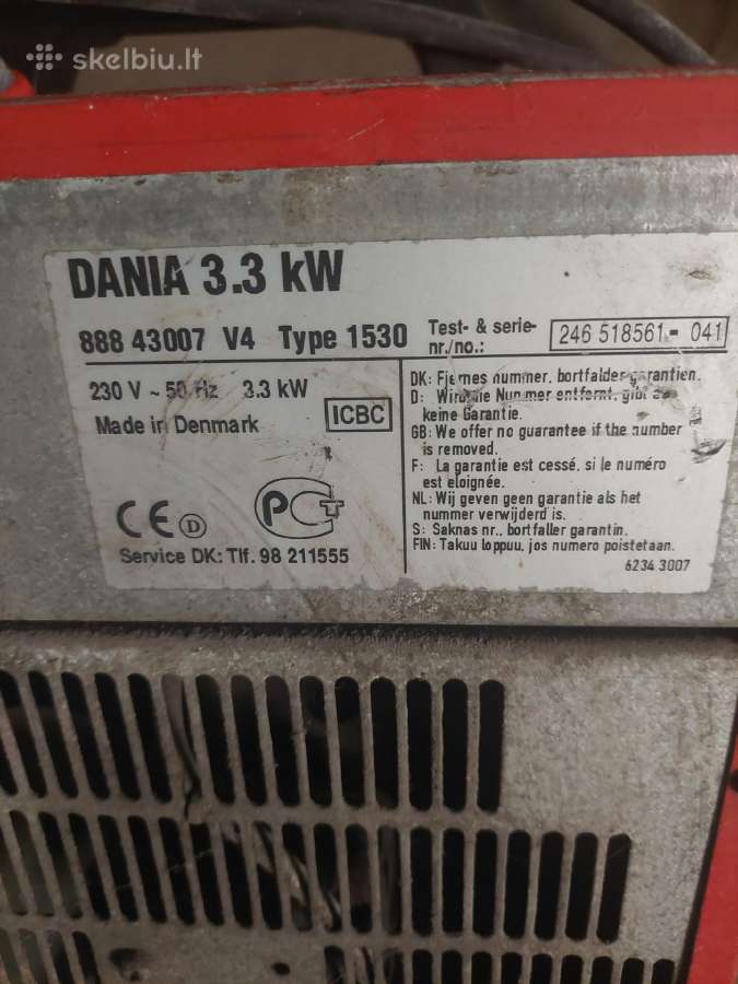 Oro šildytuvas 3,3kw - nuotraukos Nr. 2