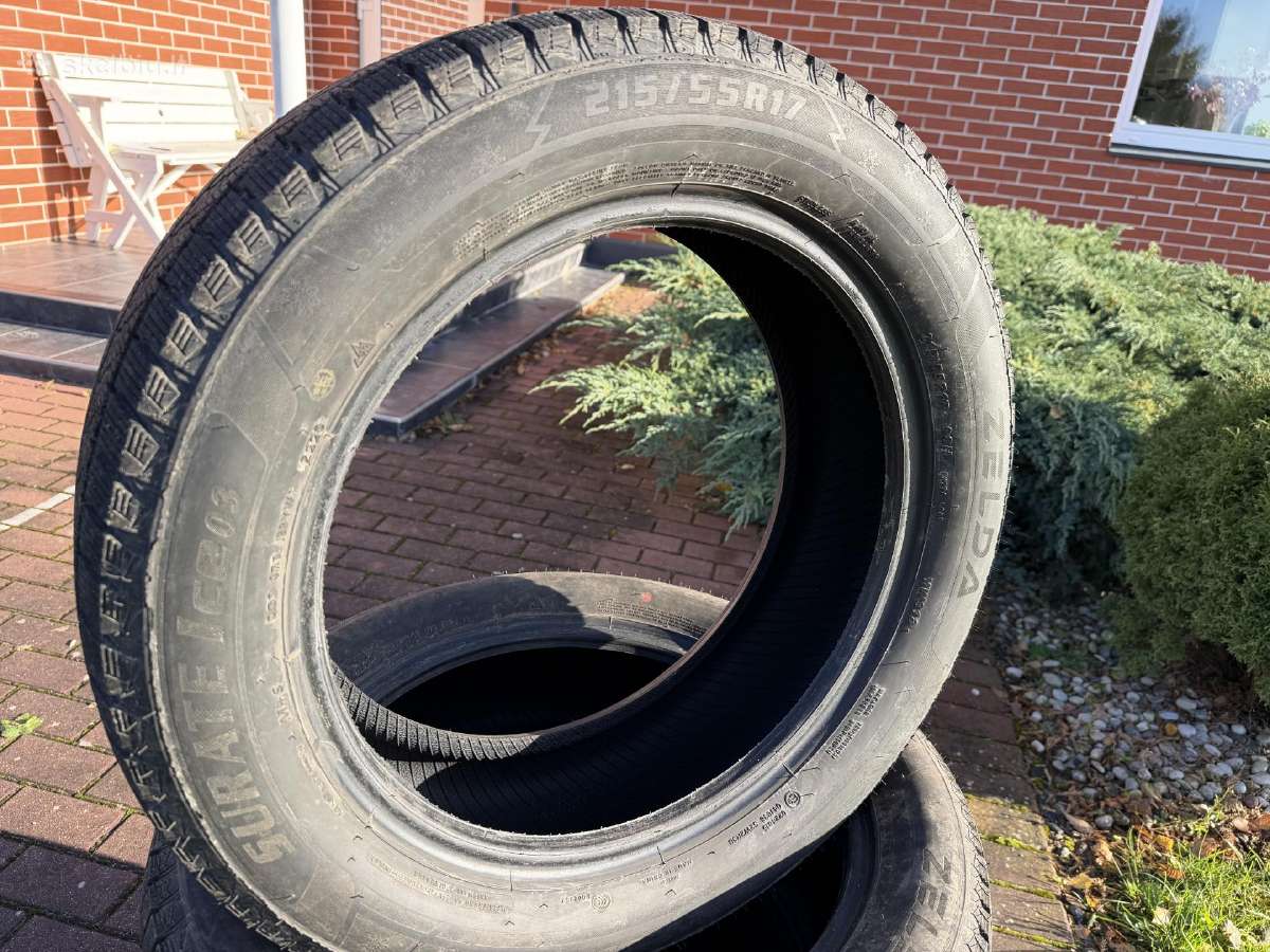 Žieminės kaip naujos 4vnt Zelda 215/55r17 - nuotraukos Nr. 4