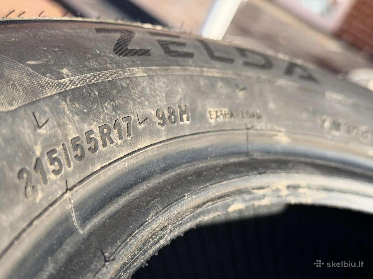 Žieminės kaip naujos 4vnt Zelda 215/55r17 - nuotraukos Nr. 11