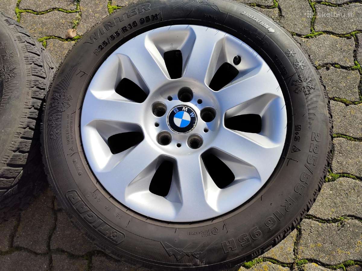Lieti originalūs Bmw ratai R16 žieminėm padangom - nuotraukos Nr. 2