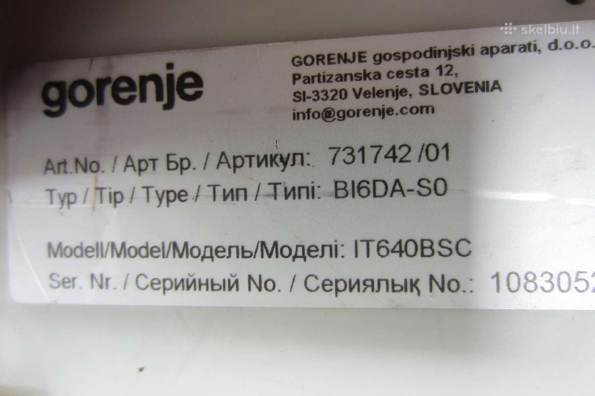 Indukcine kaitlente Gorenje - nuotraukos Nr. 3