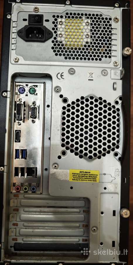 I5-8500/16gb/ssd256gb/hdd1tb/dvdrw/550w - nuotraukos Nr. 2