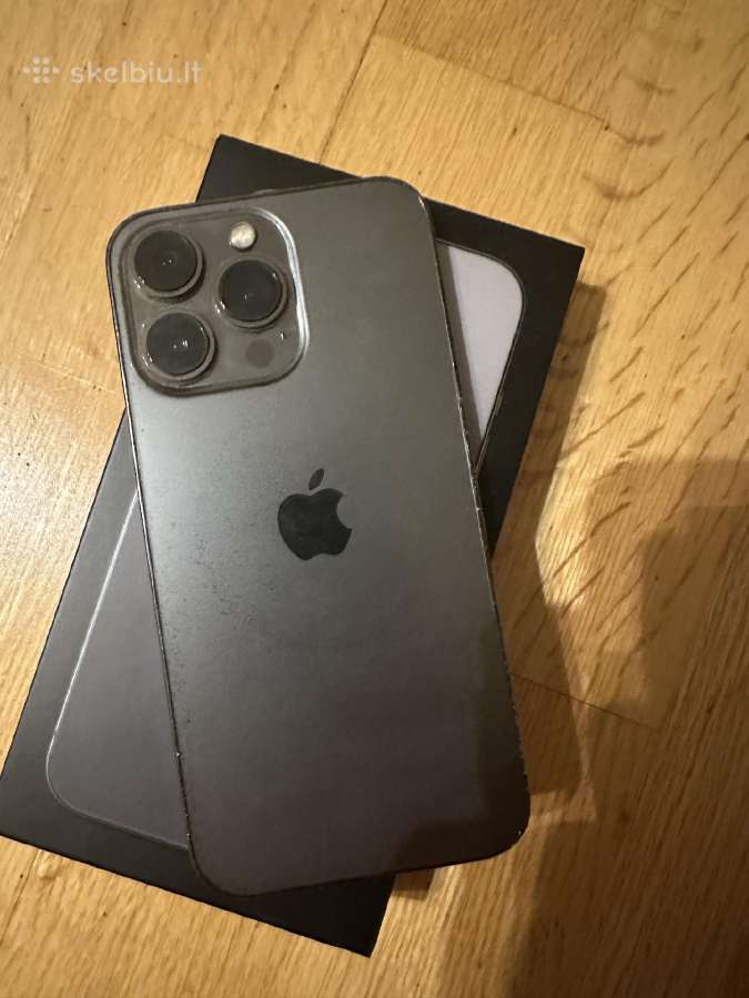 iPhone 13 Pro 256 GB Graphite – puikiai išlaikytas - nuotraukos Nr. 3