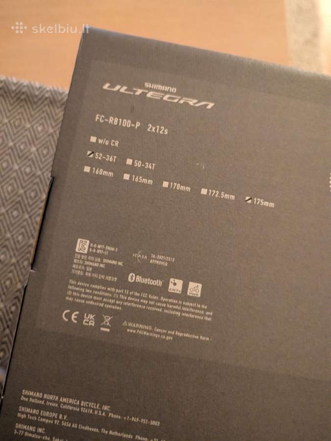 Shimano Ultegra Fc-r8100-p švaistikliai - nuotraukos Nr. 6