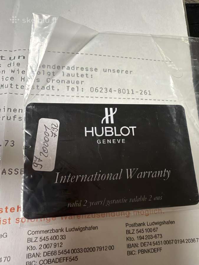 Hublot Big Bang 41 Mm White Ceramic - nuotraukos Nr. 5