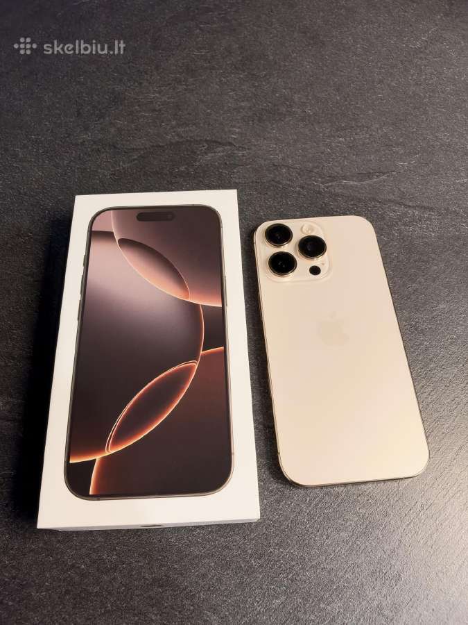 iPhone 16 pro 128gb dessert titanium - nuotraukos Nr. 3