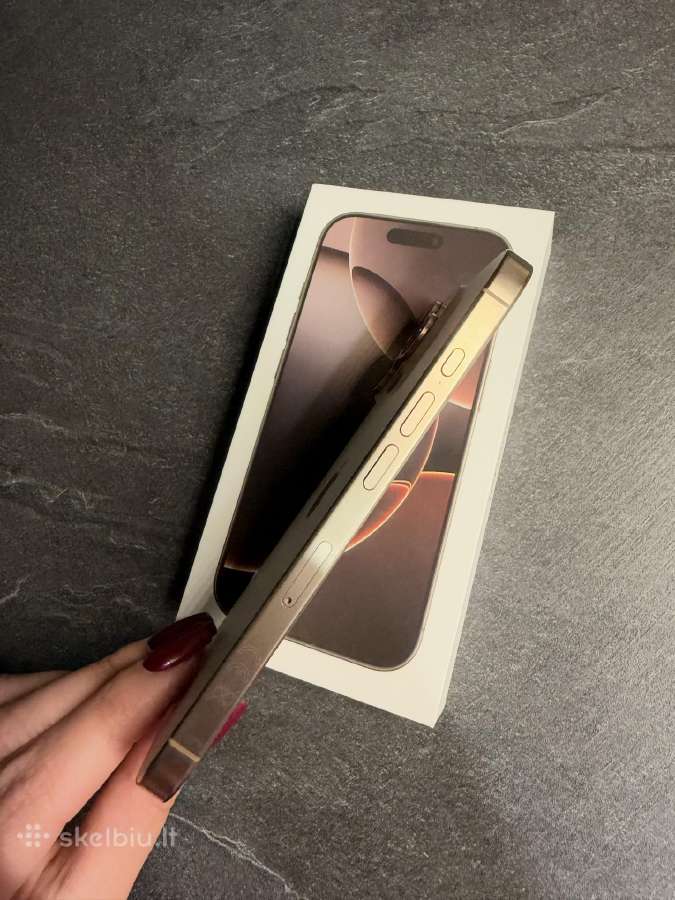 iPhone 16 pro 128gb dessert titanium - nuotraukos Nr. 7