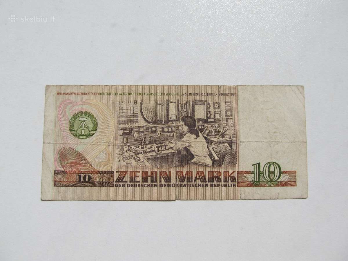 10 markiu , Demokratinė Vokietija , 1971 - nuotraukos Nr. 2
