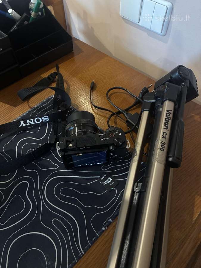 Sony Zv-e10 4k kamera + Dji Mic Mini + priedai - nuotraukos Nr. 2
