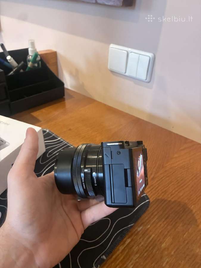 Sony Zv-e10 4k kamera + Dji Mic Mini + priedai - nuotraukos Nr. 6