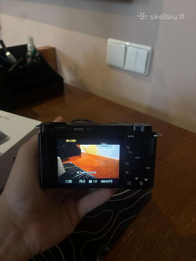 Sony Zv-e10 4k kamera + Dji Mic Mini + priedai - nuotraukos Nr. 7