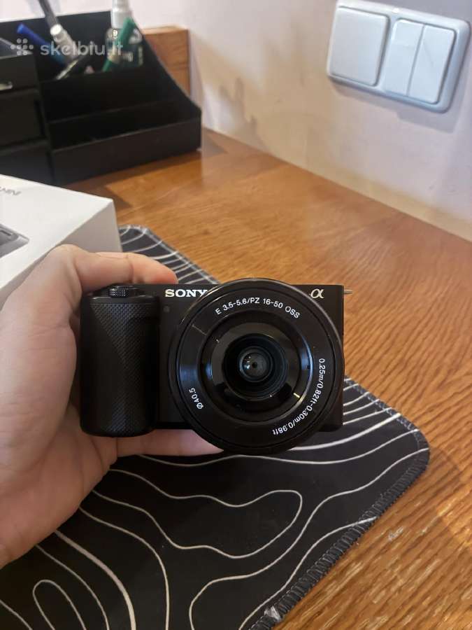 Sony Zv-e10 4k kamera + Dji Mic Mini + priedai - nuotraukos Nr. 8