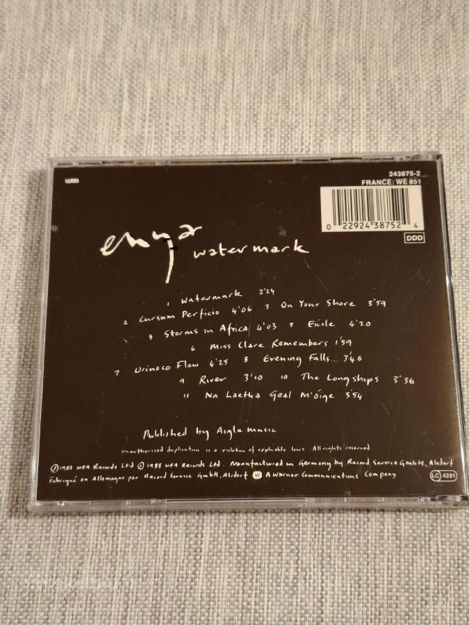 Enya – Watermark (CD) - nuotraukos Nr. 2