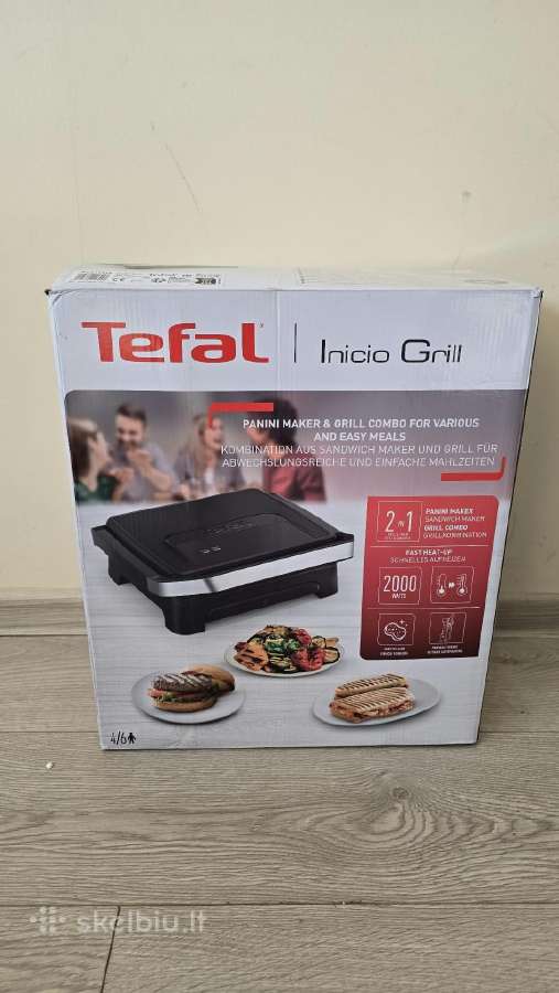 Tefal Inicio Classic 2-in-1 elektrinis grilius - nuotraukos Nr. 6
