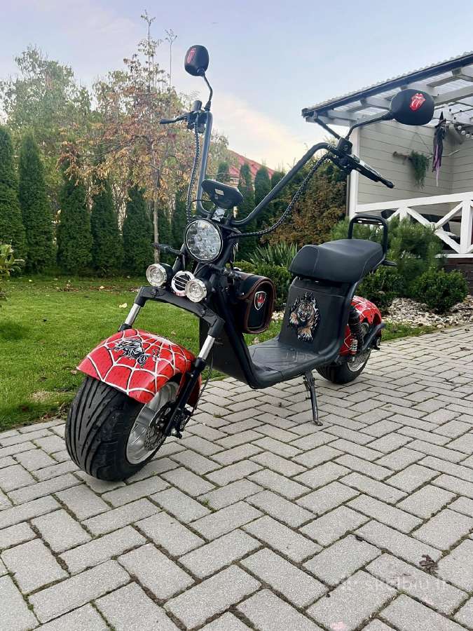 Elektrinis paspirtukas, čioperis - nuotraukos Nr. 2