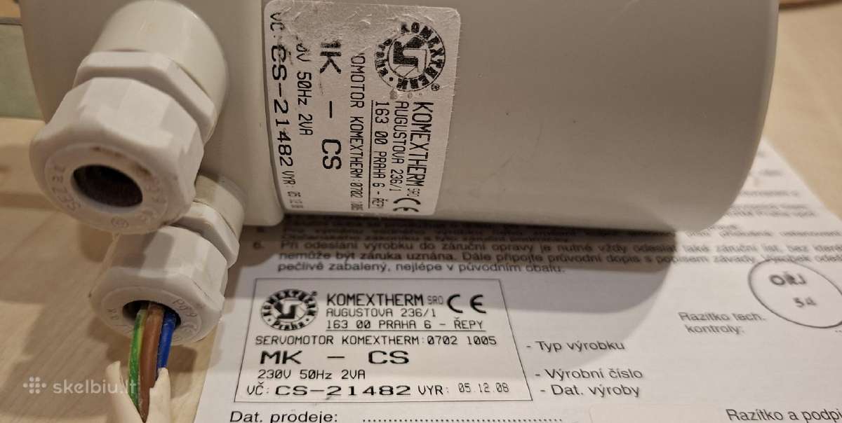 Servopavara Komextherm Mk-CS , 230v, pilnas kpl. - nuotraukos Nr. 2