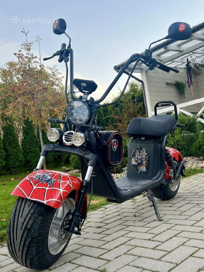 Elektrinis paspirtukas, čioperis - nuotraukos Nr. 5