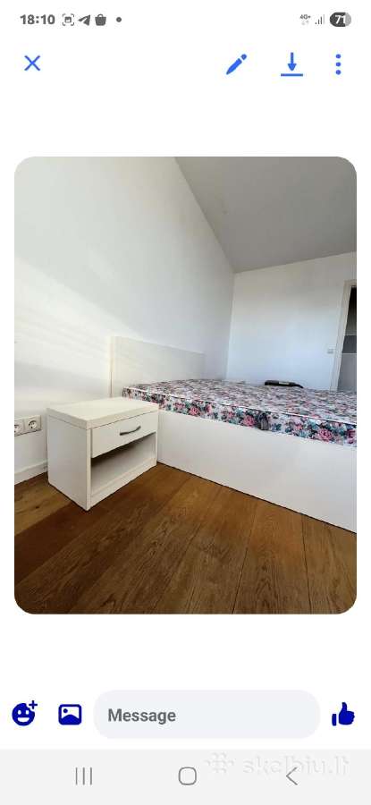 Parduodu:ikea Malm lovą 210160 su 2 spintelėm - nuotraukos Nr. 6