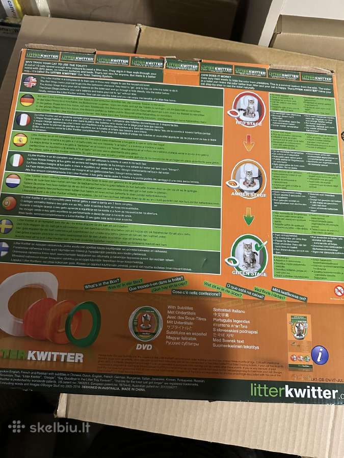 Litter Kwitter–kačių WC/unitazo treniravimo sistem - nuotraukos Nr. 4