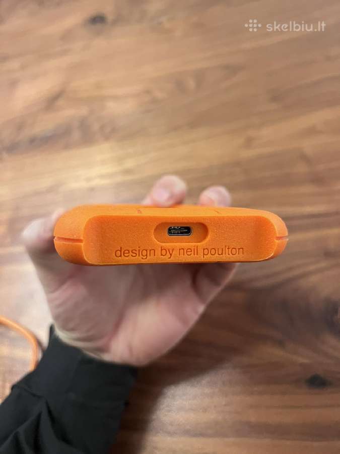Lacie Rugged 1 TB Usb-c išorinis kietasis diskas - nuotraukos Nr. 2