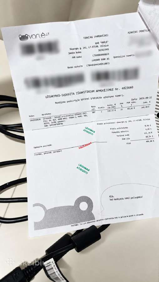 Optoma Gt500xr – trumpo nuotolio projektorius - nuotraukos Nr. 2