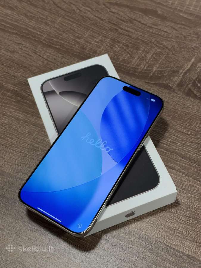 iPhone 16 Pro Max 256gb Natural Titanium - nuotraukos Nr. 10