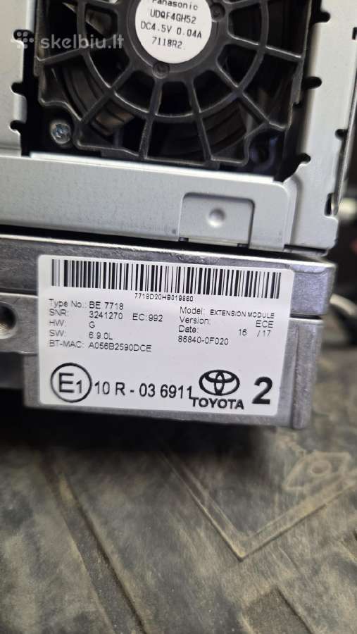 Toyota rav4 multimedija 2017m. - nuotraukos Nr. 4