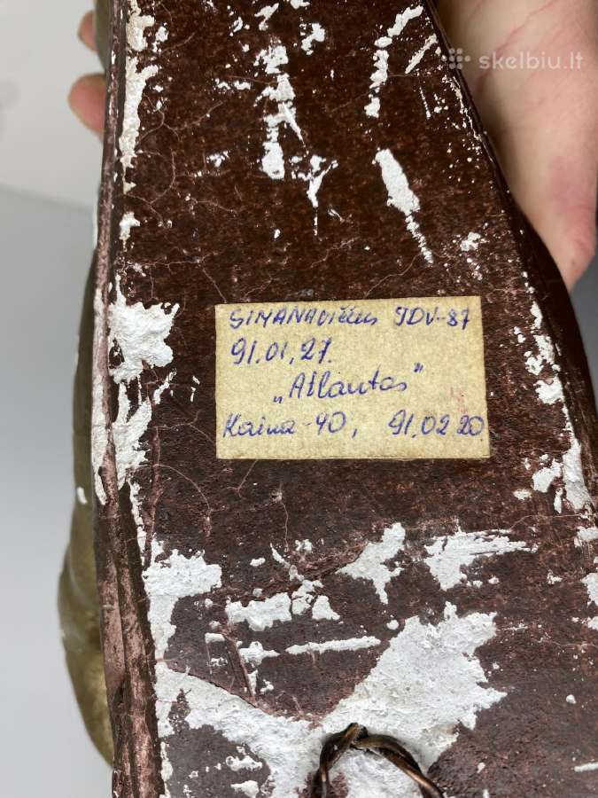Gipso konsolė „atlantas“ 1991 m., 60 cm - nuotraukos Nr. 10