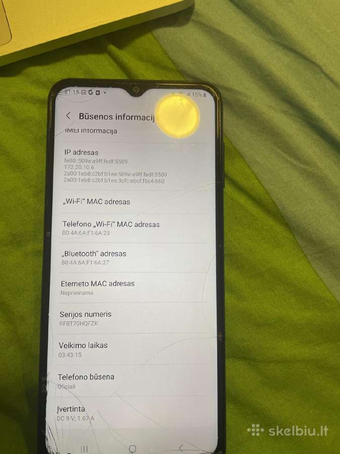 Parduodamas telefonas susisiekti per fb Goda Č-te - nuotraukos Nr. 3