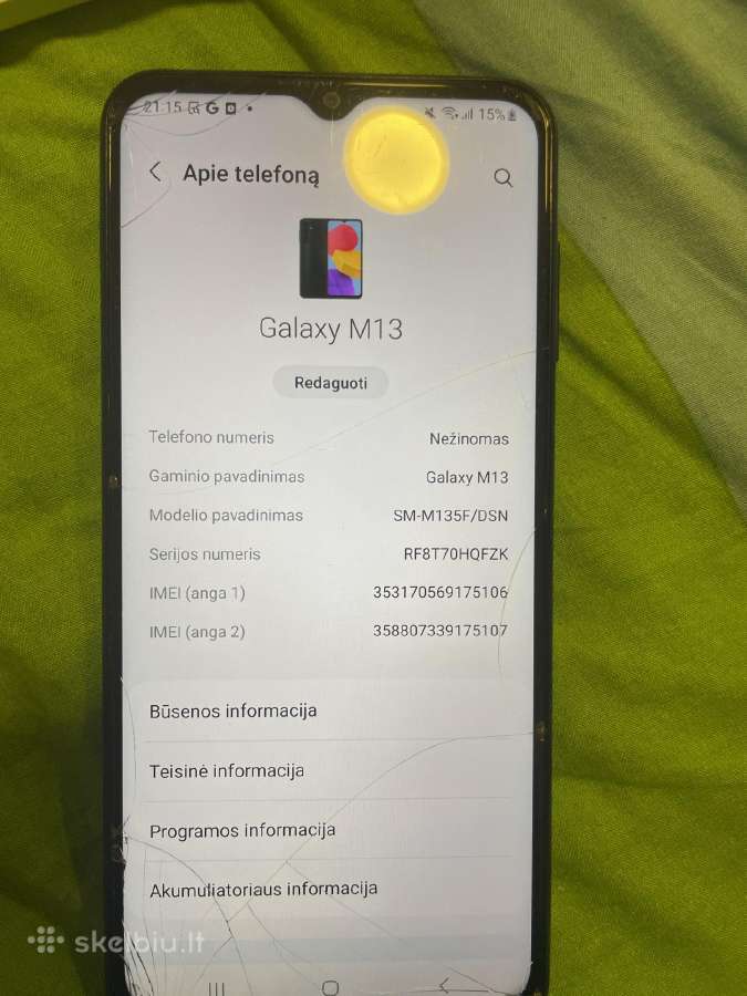 Parduodamas telefonas susisiekti per fb Goda Č-te - nuotraukos Nr. 5