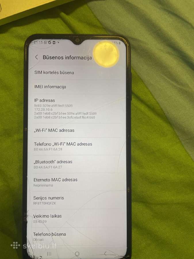 Parduodamas telefonas susisiekti per fb Goda Č-te - nuotraukos Nr. 6