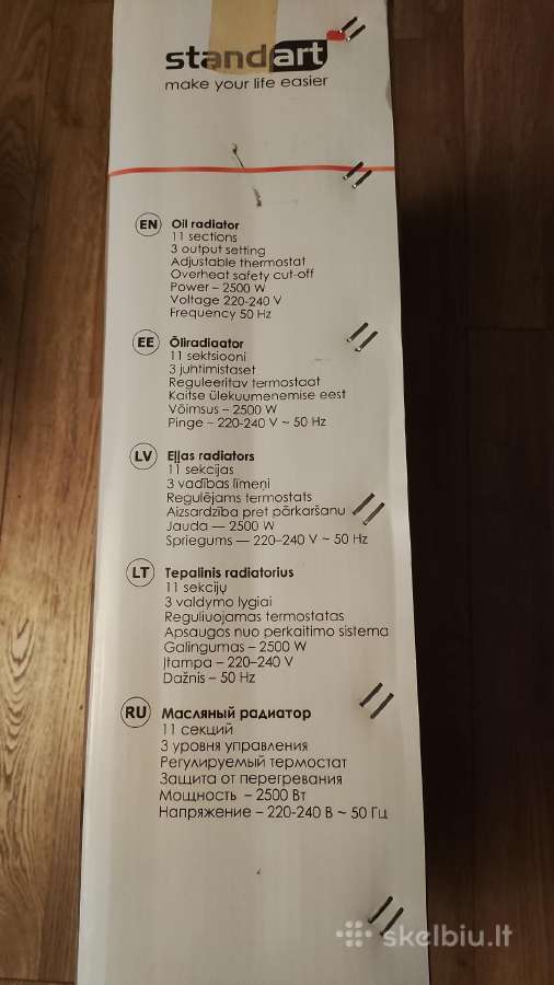 Tepalinis radiatorius 11 sekcijų - nuotraukos Nr. 2