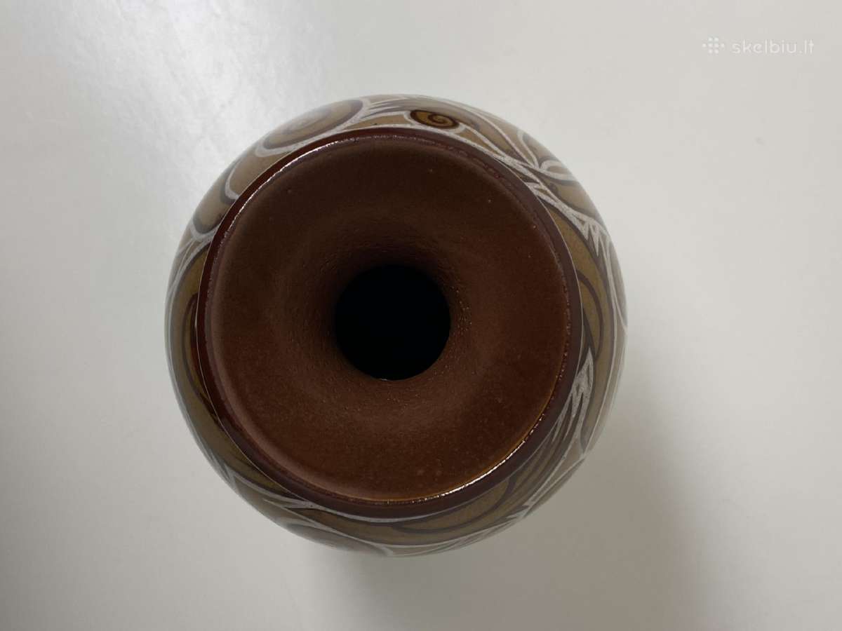 Vaza „paukščiai“ (Kauno „dailės“ kombinatas, 32 cm - nuotraukos Nr. 3