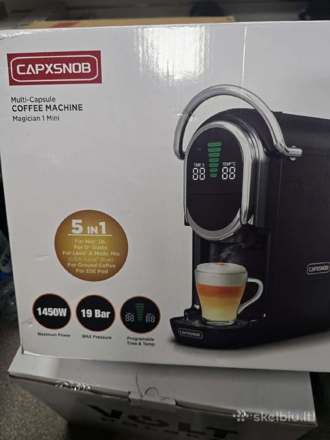 Capxsnob 5in1 kapsulinis kavos aparatas - nuotraukos Nr. 2