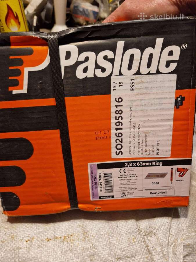 Vinys pistoletams (Paslode, Donaldson) - nuotraukos Nr. 4