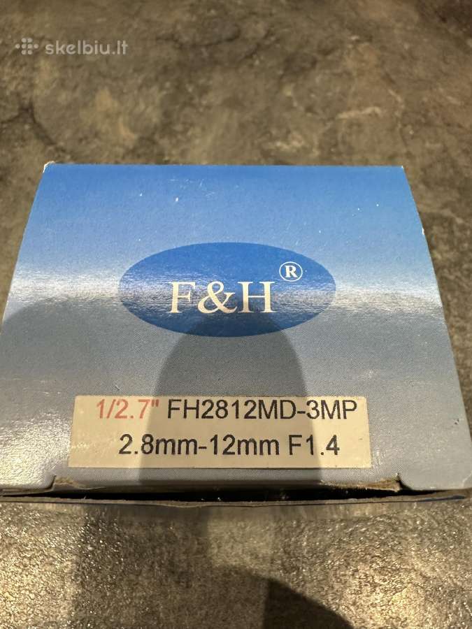 F&h (Feihua) Cctv objektyvas Fh2812md-3mp, 2.8-12m - nuotraukos Nr. 2