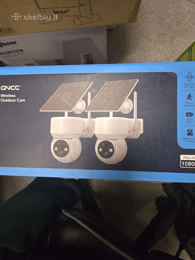 Gncc Gw30 – 2 WiFi kameros su saulės baterijomis - nuotraukos Nr. 2