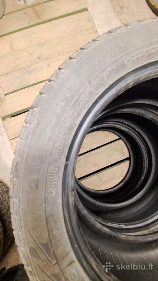 Nokian 215/55 R17 žieminės padangos - nuotraukos Nr. 3