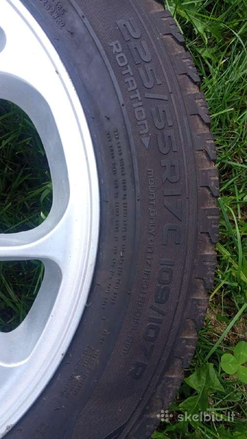 Naujos 4 dygliuotos padangos Nokian 225/55r17c - nuotraukos Nr. 2