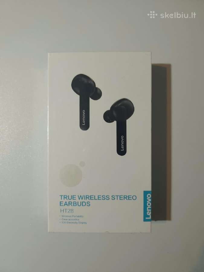 Ausines Lenovo true Wireless Stereo earbuds ht28 - nuotraukos Nr. 4