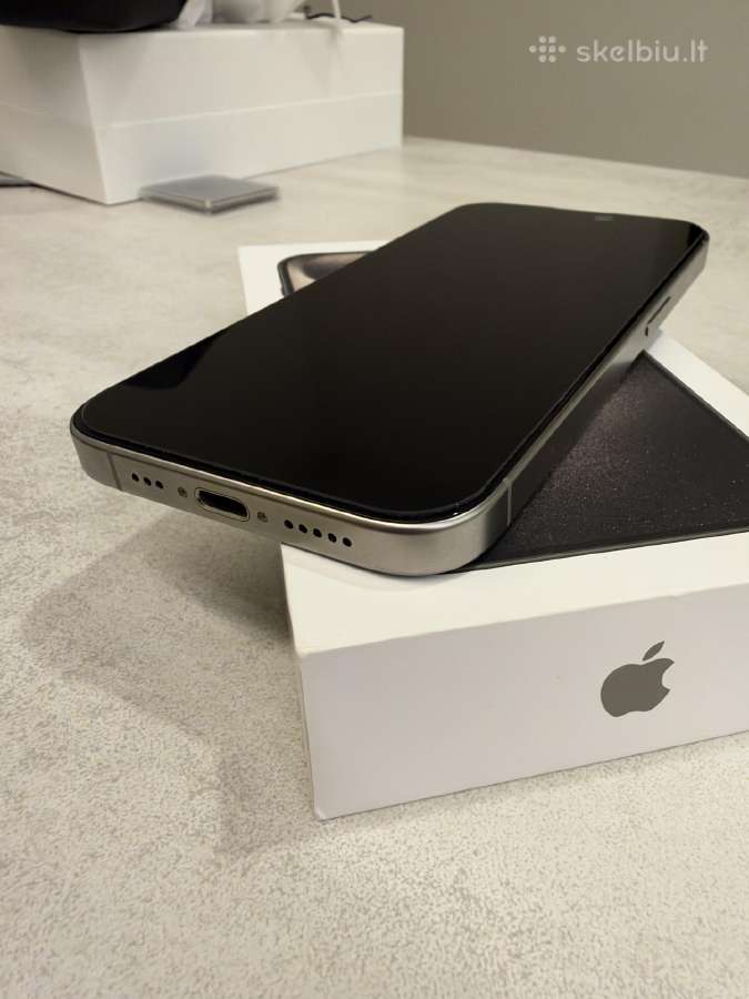 Apple iPhone 15 Pro Natural Titanium 256gb - nuotraukos Nr. 2