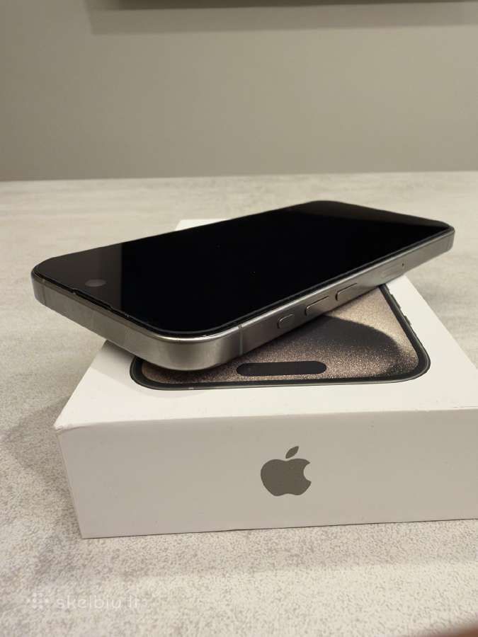 Apple iPhone 15 Pro Natural Titanium 256gb - nuotraukos Nr. 4